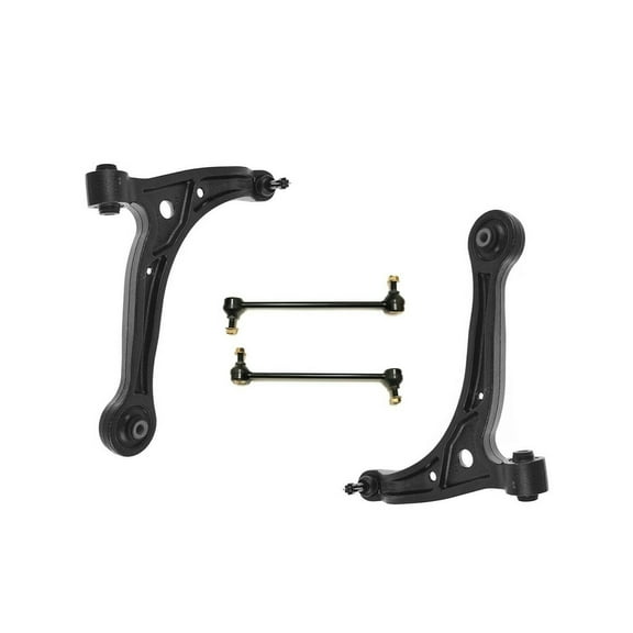 4 Pc Kit Suspension Lower Control Arm with Ball Joints Sway Bar End Link Passenger Driver Fits select: 1999-2004 HONDA ODYSSEY