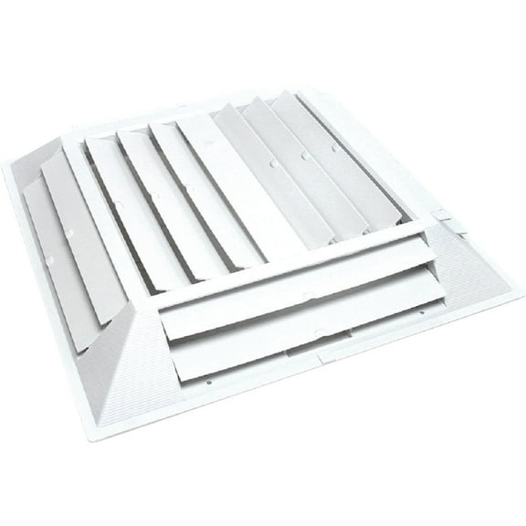 Dial 3-1/2 in. H X 22 in. W 6-Way White Plastic Air Diffuser Grille