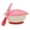 Pink White, variant on SPRING PARK Silicone Baby Bowl with Temperature Spoon Lid Feeding Tableware, Perfect Suction Bowls for Toddlers