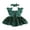 Green, variant on Newborn Baby Girls Birthday Dress Romper Princess Baptism Outfit Wedding Party Dress Lace Butterfly Fly Sleeve Mesh Skirt Hem Backless Jumpsuits Playssuit with Headband