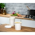 thumbnail image 4 of GUSTO 16 Oz Hot Food Containers with Vented Lids Disposable Ice Cream & Soup Cups, 25-Pack, 4 of 8