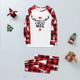 thumbnail image 2 of Penkiiy Christmas Pajamas for Family Matching Pjs Set, Red Plaid Reindeer Holiday Xmas Pajamas for Women Men Kids White M, 2 of 7