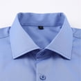 thumbnail image 5 of TANSILING Men's French Cuff Dress Shirt with Free Cufflinks, Formal Long Sleeve Tuxedo Shirt, 5 of 7