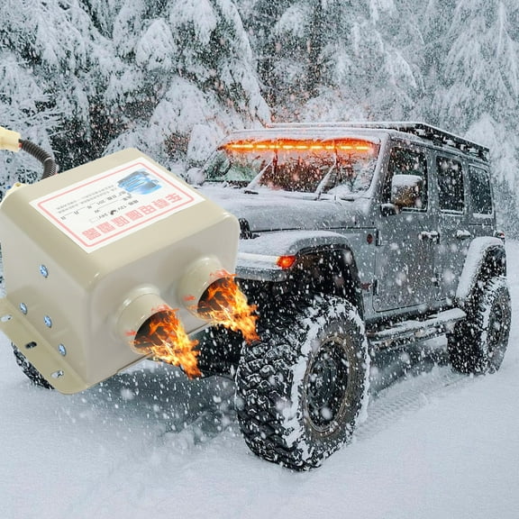 Nkmbld Portable Car Heaters for Vehicle, Fast Heating Defroster 2 in 1 Automobile Windshield Fast Heaters Car Heater That Plugs into Cigarette Lighter for Car