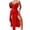 Red, variant on Ruffles Sheer Lingeries for Women Trendy Spaghetti Strap Sleep Dress See Through Bodycon Slip Dresses Summer Sleeveless Nightgowns