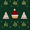 Christmas Santa Hats, variant on Yayeee 2 Pack Qtip Holder Bathroom Cotton Swab Canister with Lid Clear Dispenser Set, Christmas Santa Hats