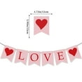 thumbnail image 4 of BotaniNest Valentine's Day Party Bunting Heart Shaped Decorative String For Celebrations, 4 of 6