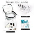 thumbnail image 3 of Toiletry Bag Large Capacity Clear Double Layer Cosmetic Bag Travel Makeup Bag, 3 of 10
