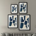 thumbnail image 4 of Wexford Home Blue Pieces I Abstract Art, Framed Art, 26.5" x 36.5" Black Frame, Ready-Hang, 4 of 9
