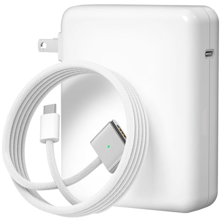 140W Charger for MacBook Pro 16 14 inch Mac Air 15 13 inch 2025 2024 2023 2022 2021 M1–M4【Original Quality】Type C Fast Charger Power Adapter & 6.6FT Type C to Magnetic 3 Cable LED Applicable 2021-202