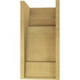 thumbnail image 4 of 10"W x 10"D x 20"H Wide New Brighton Rough Cedar Woodgrain TimberThane Corbel, Primed Tan, 4 of 6