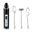 thumbnail image 4 of Mezclador de huevos USB recargable espumador de leche LED ajustable batidor de café para el hogar herramienta de cocina Inevent HA004004-00B, 4 of 7