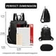 thumbnail image 2 of Fmeida Mochila monedero para mujer antirrobo bolsa de viaje convertible moda mochila casual bolso de hombro, 2 of 5