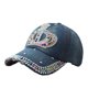 thumbnail image 4 of Gorra de béisbol de algodón con forma de corona con diamantes de imitación para adultos, 4 of 4
