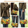 thumbnail image 4 of FORMRS Womens Shoulder Bag with Chain Strap Clutch Purse Cute Tote Handbag, Retro Autumn Leaves, 4 of 7