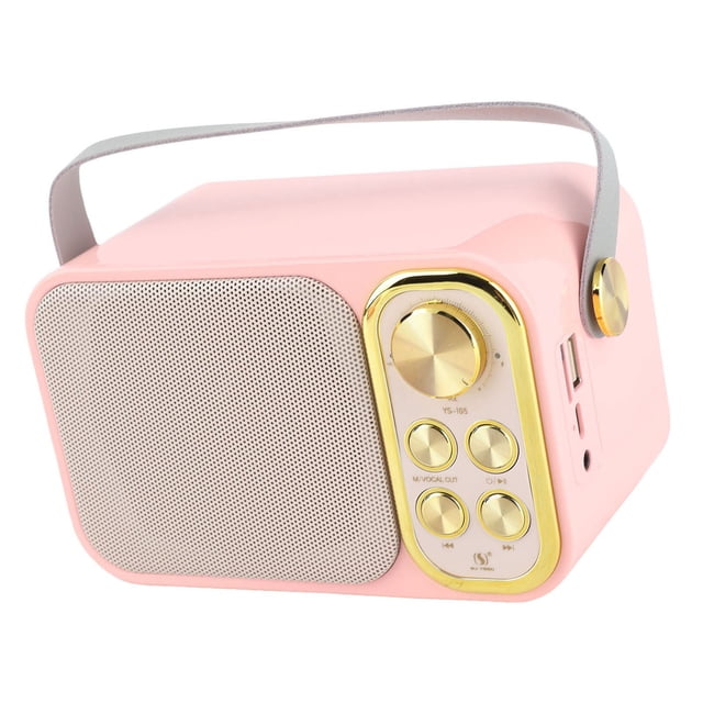 Máquina De Karaoke, Mácina De Fiesta Para Cantar Al Aire Libre, Mácina De Karaoke Portátil Con 2 Micrófonos, Mácina De Canto Estéreo Para Fiesta En Casa