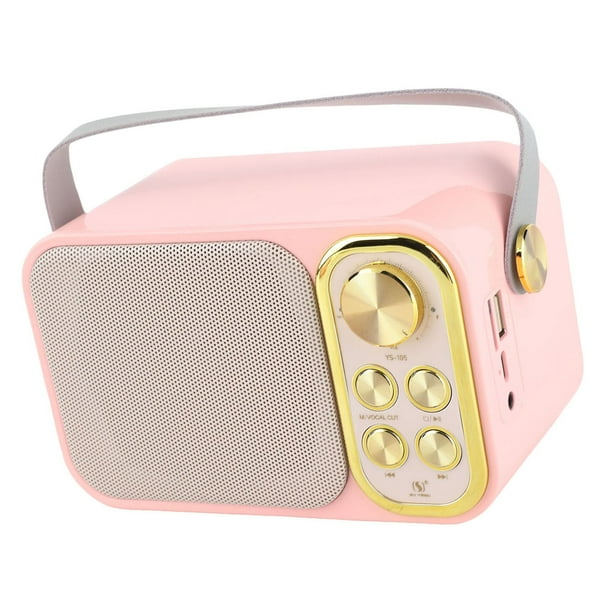 Máquina De Karaoke, Mácina De Fiesta Para Cantar Al Aire Libre, Mácina De Karaoke Portátil Con 2 Micrófonos, Mácina De Canto Estéreo Para Fiesta En Casa
