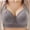 Gray, variant on Women's Plus Size Wireless Bra Full Coverage Side Support Lift Everyday Bra