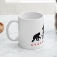 thumbnail image 4 of CafePress - Evolution Of Man Clarinet Player Mugs - 11 oz Ceramic Mug - Novelty Coffee Tea Cup, 4 of 6