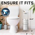 thumbnail image 3 of Simple Houseware Bathroom Toilet Tissue Paper Rol, 3 of 7