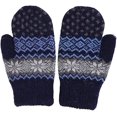 thumbnail image 1 of Women's Winter Super Soft Knitted Gloves Mittens Thickened Warm Wool Windproof Gloves Knitted Fleece Lined Gloves Gift, 1 of 4