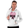 thumbnail image 4 of Support I Won Breast Cancer Awareness Hoodie Sweatshirt Women Brisco Brands M, 4 of 6