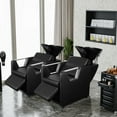 thumbnail image 4 of Barber Backwash Chair Adjustable ABS Plastic Shampoo Bowl Sink Support for Spa Beauty Salon, 4 of 7