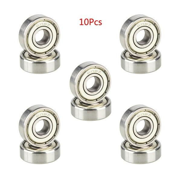 10PCS/Bag 608ZZ 8x22x7mm Bearings Deep Groove Steel Sealed Ball Bearing Roller