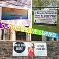 thumbnail image 4 of Anley Custom Vinyl Banner - 18oz Heavy Duty Vinyl Sign - Metal Grommets & Hemmed Sides - for Celebrating, Advertising, Direction - 6 X 18 Ft, 4 of 6
