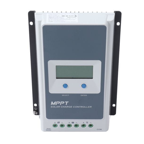 MPPT Solar Charge Controller, Overheating Power Reduction Negative Grounded Solar Regulator