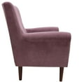 thumbnail image 4 of Pemberley Row Fabric Mauve Chair Rolled Arm 35" x 28" x 30", 4 of 5