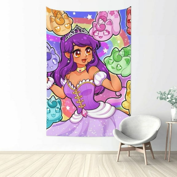 Aphmau Wall Tapestries for Bedroom Aesthetic Living Room Office Decor 60x40in