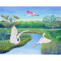Betsy Drake DM1105 18 x 26 in. Marsh Wings Door Mat