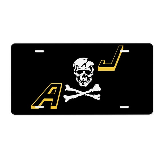 Jolly Rogers VF-84 Aluminum License Plate