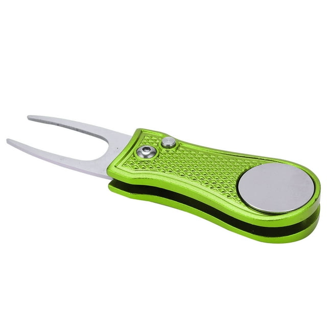 Outil de Réparation de Divot de Golf, Confortable à Utiliser une Fourche Verte de Golf de Petite Taille pour Pelouse pour Golf Violet, Bleu, Citron Vert, Argent