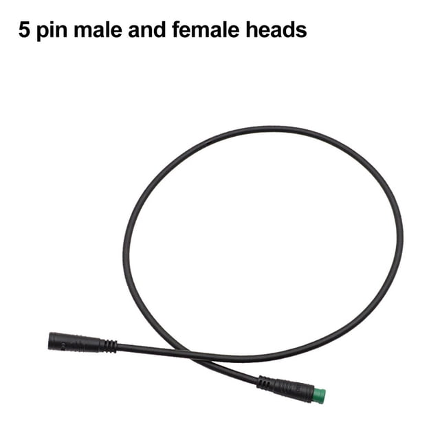 Mosiee 5Pin Display Extension Cable M8 Waterproof Connector For E-Bike Scooter Kit