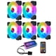 thumbnail image 1 of COOLMOON 120mm Chasis RGB Ventilador de refrigeración Magnífica iluminación Radiador silencioso Disipador de calor, 1 of 9