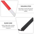 thumbnail image 3 of 1Pc Portable Aluminium Alloy Walk Stick Practical Folding Blind Cane (White), 3 of 3