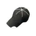 thumbnail image 1 of 6 PANEL COTTON TWILL CAP - Black, 1 of 1
