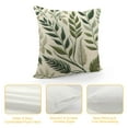 thumbnail image 4 of COMIO Outdoor Pillow Covers Waterproof Fabric Green Botanical Plant Leaves Throw Pillow Covers Leaf Pillowcases for Patio Furniture Living Room, 4 of 5