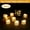 C, variant on EGNMCR Room Decor, Home Decor Electronic Candle Lamp With Corrugated Small Tea Wax Timer Function Candle Lamp candle light