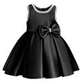 thumbnail image 4 of WhouRiu Girls Elegant Sleeveless Dress Wedding Birthday Party Gown Cute Bow Ruffle Princess Dresses, 4 of 8