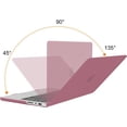 thumbnail image 5 of Mosiso MacBook Pro 14 inch Case 2024-2021 M5 M4 M3 M2 M1 Pro Max A3434 A3112 A3185 A3401 A2918 A2992 A2779 A2442, Plastic Hard Shell&Keyboard Cover&Screen Film&Pouch, Tea Petal Pink, 5 of 6