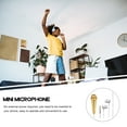 thumbnail image 4 of Microphone Portable Microphone Vocal Miniature pour Enregistrement Vocal, 4 of 9