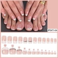 thumbnail image 1 of 48 uñas postizas para los pies, juego de arte de uñas para manos y pies para mujeres y niñas, 1 of 3