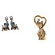 thumbnail image 1 of Figura de elefante,Figuras de elefantes,estatuas,adornos de animales,Escultura coleccionable para dormitorio,decoración del hogar,regalo.,Estatua de pareja,Figura de pareja,arte, 1 of 8