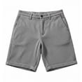 thumbnail image 4 of ctdiral Mens Waffle Knit Shorts Casual Lightweight Breathable Suit Shorts Solid Color Comfy Work Shorts Walking Hiking Short Pants with Pockets, 4 of 5