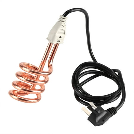 Tbest 2500W Portable Immersion Electric Heater Boiler Water Heating Element Travel Use 220V,Immersion Water Heater, Immersion Water (Best Price On Hot Water Heaters)