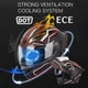 thumbnail image 2 of Casco de moto AAREG Bluetooth modular integral DOT/ECE, 2 of 7