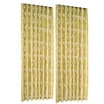 thumbnail image 2 of Giunmcul Set of 2 Lace Design Window Curtains Light-Filtering Modern Sheer Polyester 100x130cm Easy to Install for Living Room or Bedroom, 2 of 4